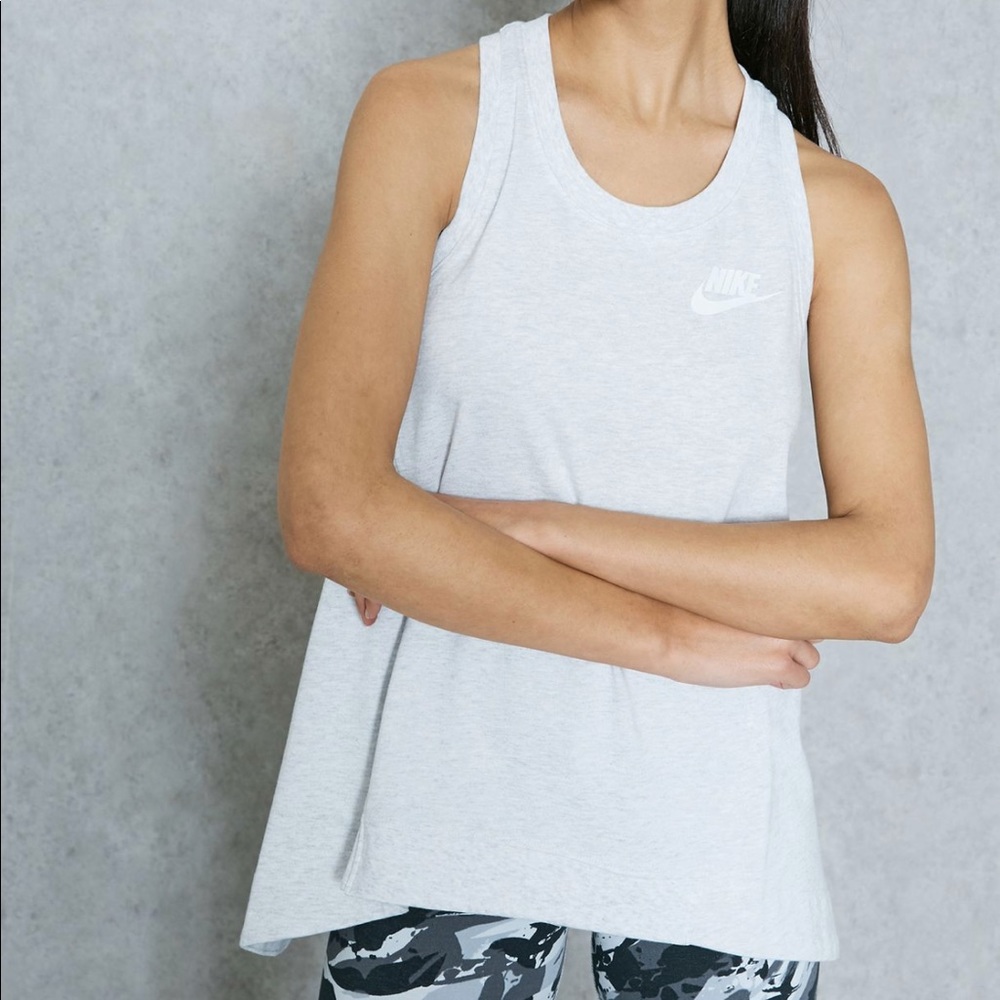 Nike Heather Grey Classic Gym Tank ✨Brand New✨